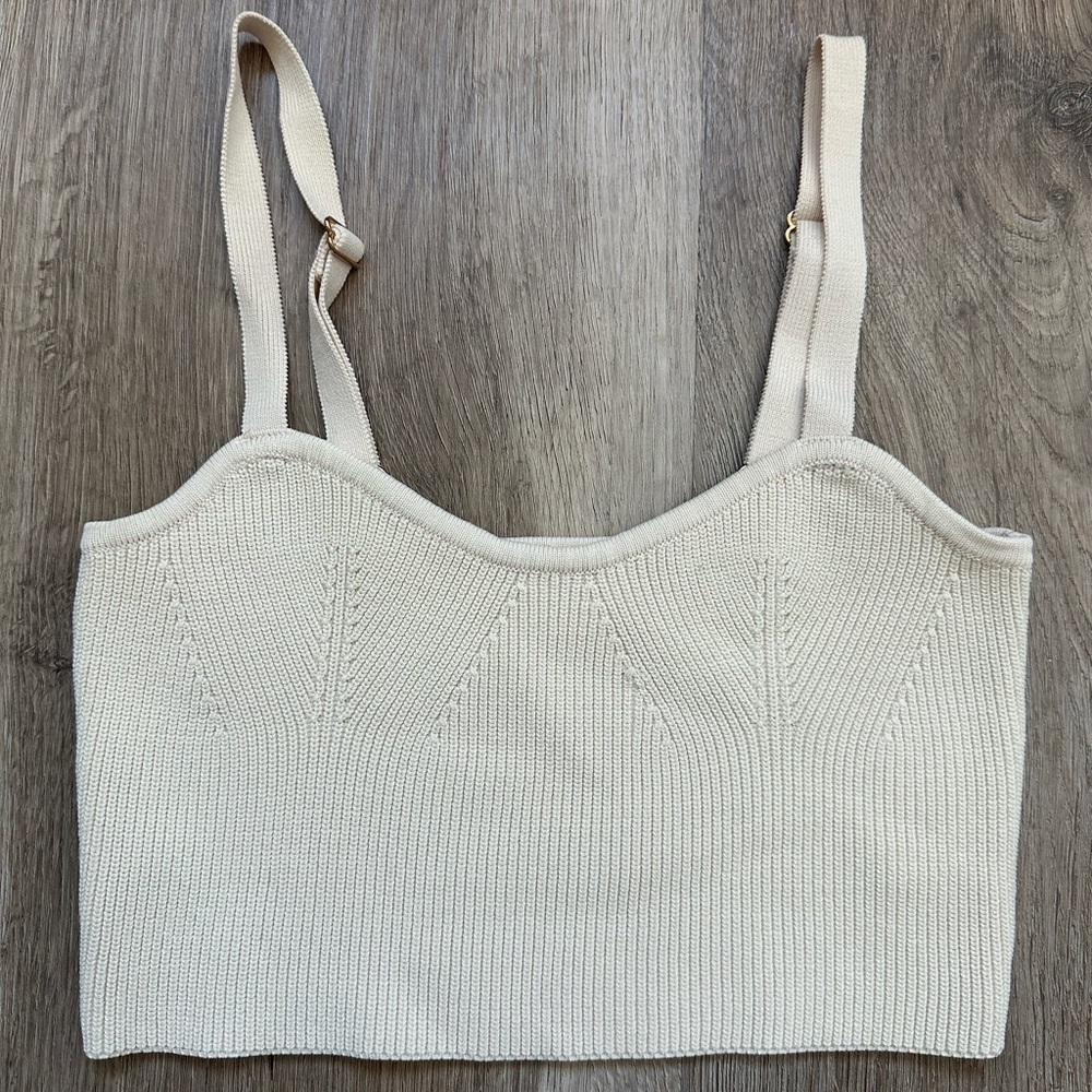 Dissh Knit Butter Crop Top